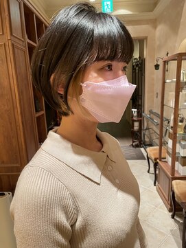 ビュートリアム265(BEAUTRIUM 265) ショートボブ・暗髪・ヘッドスパ・イルミナカラー・銀座京橋