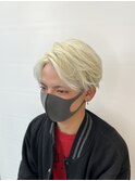 ホワイトブロンド×センターパート 10代20代30代 【篠崎】
