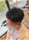 メンズカット#20 アップバング/黒髪短髪/清潔感/ビジネス