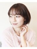 【 I. 】30代からのナチュラル前下がりショートボブ 川口