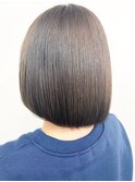 20代30代40代ミニボブショコラアッシュ透明感小顔ブリーチなし