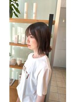 ジーナ セントラル銀座(Zina)&nbsp;大人ガーリー＊ダークアッシュ＊ミディアム【ZinaCENTRAL】