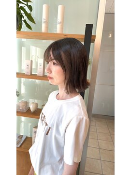 ジーナ セントラル銀座(Zina) 大人ガーリー＊ダークアッシュ＊ミディアム【ZinaCENTRAL】