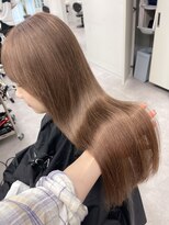 天神美容室&nbsp;『福岡美容室/ayana』ケアブリーチで作る艶ハイトーン！