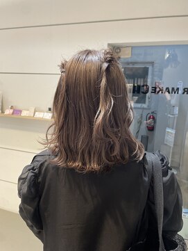 ヘアーメイクチック(HAIR MAKE CHiC) ショコラベージュ透明感カラーダブルカラー艶カラーヘアアレンジ