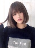 ボブ/インナーカラー/縮毛矯正/髪質改善/顔まわり/ショートボブ