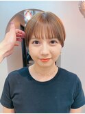 地毛風カラー/ナチュラルレイヤーカット/ショートボブ[船橋]