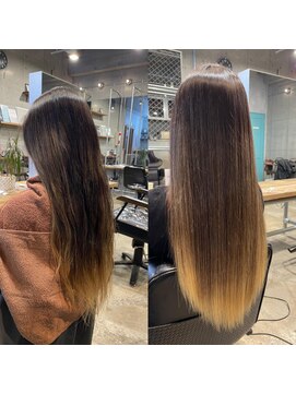 ルク 立川南口店(Luk) 酸性縮毛矯正(ビフォーアフター)