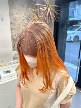 ソル バロール 表参道(SOL .valor) ネビージュ[表参道駅/青山/ケアブリーチ/ダブルカラー]