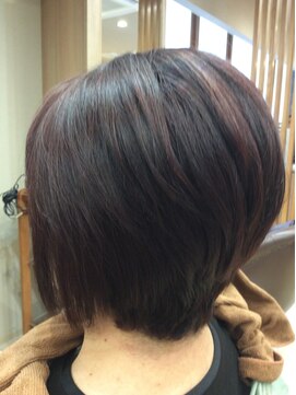 ヘアサロンアンドヘアメイクディー(hair salon hair make D) ＃ショートボブ