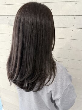 ルノン フィージュ(LUNON fieju) ブリーチなしカラー/グレージュ/レイヤーカット