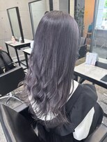 パヌポン 原宿表参道(PANUPON) ケアブリーチハイライトバレイヤージュラベンダーグレー