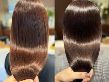イーストハムヘッドショップ(EAST HAM head shop)の写真/潤いとツヤを与える☆プレミアム☆髪質改善カラー&髪質改善トリートメント！ワンランク上の艶髪が叶う♪