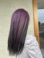 スリー(THREE) くびれヘア/アプリコットオレンジ/夏のヘアアレンジ/蟹江