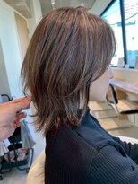 コンティロミー(CONTI ROMMY.) 本厚木☆くびれウルフレイヤーカット◎くすみベージュ髪質改善◎