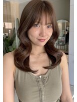 ミンクス 青山店(MINX)&nbsp;【MINX】顔周り似合わせカット＋デザインカラーベージュ_表参道