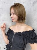 レイヤーボブ/くびれボブ/顔まわりレイヤー
