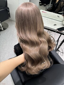 ペレ 渋谷(PELE) ミディアムヘア/デザインカラー/フェイスフレーミング/渋谷