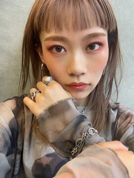 スリー バイ ベルベット 博多(THREE... by velvet) メルティーベージュ♪ブリーチカラー/ミルクティー/オージュア