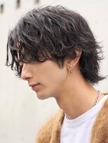 フィフス 渋谷(fifth)&nbsp;渋谷波巻きスパイラルメンズボブウルフシャドウフェザーパーマ