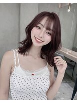 ロンドリゼル 札幌(Lond RiseL) ココアベージュ小顔/ミディアムレイヤー/髪質改善/縮毛矯正/札幌