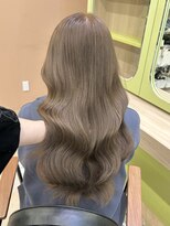 イオエ 西梅田(ioe)&nbsp;ブリーチなしカラー/髪質改善/ミルクティーベージュ/小顔ヘア