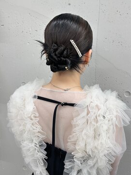 松尾菫菜/ヘアセット/カチモリ/アレンジ/韓国ヘア