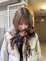 ツイッグ バイ ヤード(twig by YARD.)&nbsp;1回ブリーチでつくるミルクティーベージュ