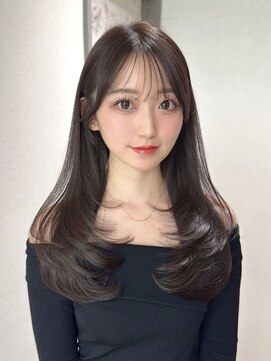 コア 銀座(COA) カットカラー、顔まわり、レイヤーカット