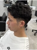MEN’S HAIR/波巻ツイストスパイラル/フェザーパーマ/新田