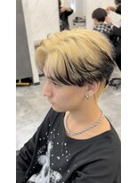 オム ブランシェ(HOMME BLANCHE’) 【Ryo】ブロンドブラックエンドカラー