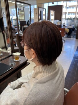 ウィーブ 成田店(Weve) 着物ヘア/ダークアッシュ/ミディアムレイヤーカット/成田富里