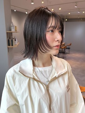 ジアン バイ ミルボン NU茶屋町+(GIEN by milbon) 似合わせボブ/レイヤーボブ/大人ナチュラル/田中俊成