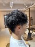 【新規】メンズパーマ+カット+眉カット