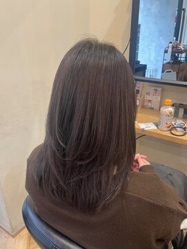 アルター(aL ter) レイヤーカット［イメチェン/ベージュ/前髪/鎌取］長野歌穂