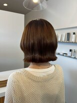 クララジャパン ナベシマ(CLALA JAPAN Nabeshima)&nbsp;ボブ　ミルクティーベージュ　艶髪　髪質改善カラー　ショート