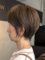 ビュートヨナカ(VIEW TOYONAKA)&nbsp;50代/小顔カット/コンパクトショート/オリーブグレージュ/豊中