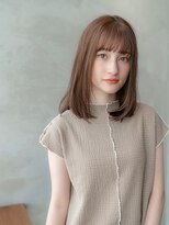 ケアリー 東浦和(Carelly) デザインカラー/レイヤーカット/ウェットヘア/オリーブベージュ