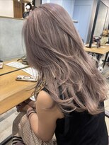 ルーフ 町田店(LUFE)&nbsp;ミルクティーグレージュ×ミディアムレイヤー