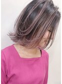 ボブ×バレイヤージュ