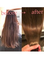 オハナ(ohana)&nbsp;【ohana 表参道】ケラチンTr × 春はヴェールカラー。