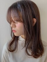 エシレ(esille.)&nbsp;オレンジベージュのミディアムローレイヤー