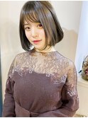 ミニボブ【シースルーミントアッシュ】