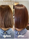 【髪質改善】伸ばしかけの方にオススメ★艶髪酸熱トリートメント