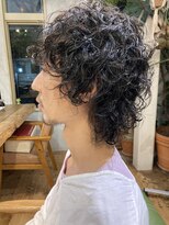 マハナ(Mahana by hair)&nbsp;20代30代40代ボブパーマ前上がりショートボブ大人ウルフパーマ