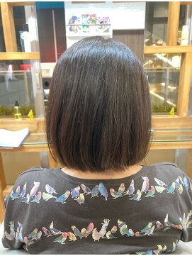 スタジオ アルファプラス 日暮里店(studio α+) 30代40代50代◎大人ナチュラルショートワンレンボブ　日暮里