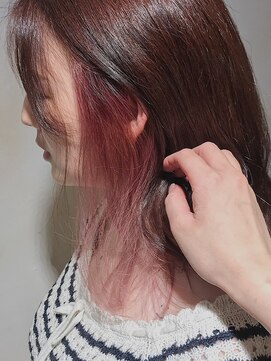 セピアージュ シス(hair beauty clinic salon Sepiage six) 【Sepiage　成増店】イヤリングカラー/レッド