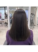 脱白髪染めだからできるハイライトグレージュ
