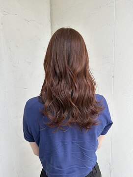 ジュエ ヘアー デザイン(Jue hair design) ふんわりピンクベージュカラー