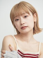 ルクスドレ 新宿(Luxe doree')&nbsp;外ハネボブ/グラデーションカラー/ペールベージュ[新宿]